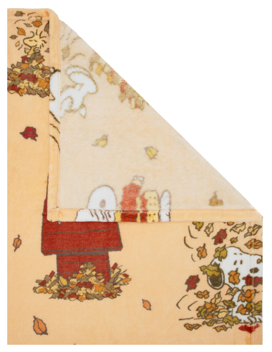 Frazada de tejido suave Snoopy Harvest Snoopy 3