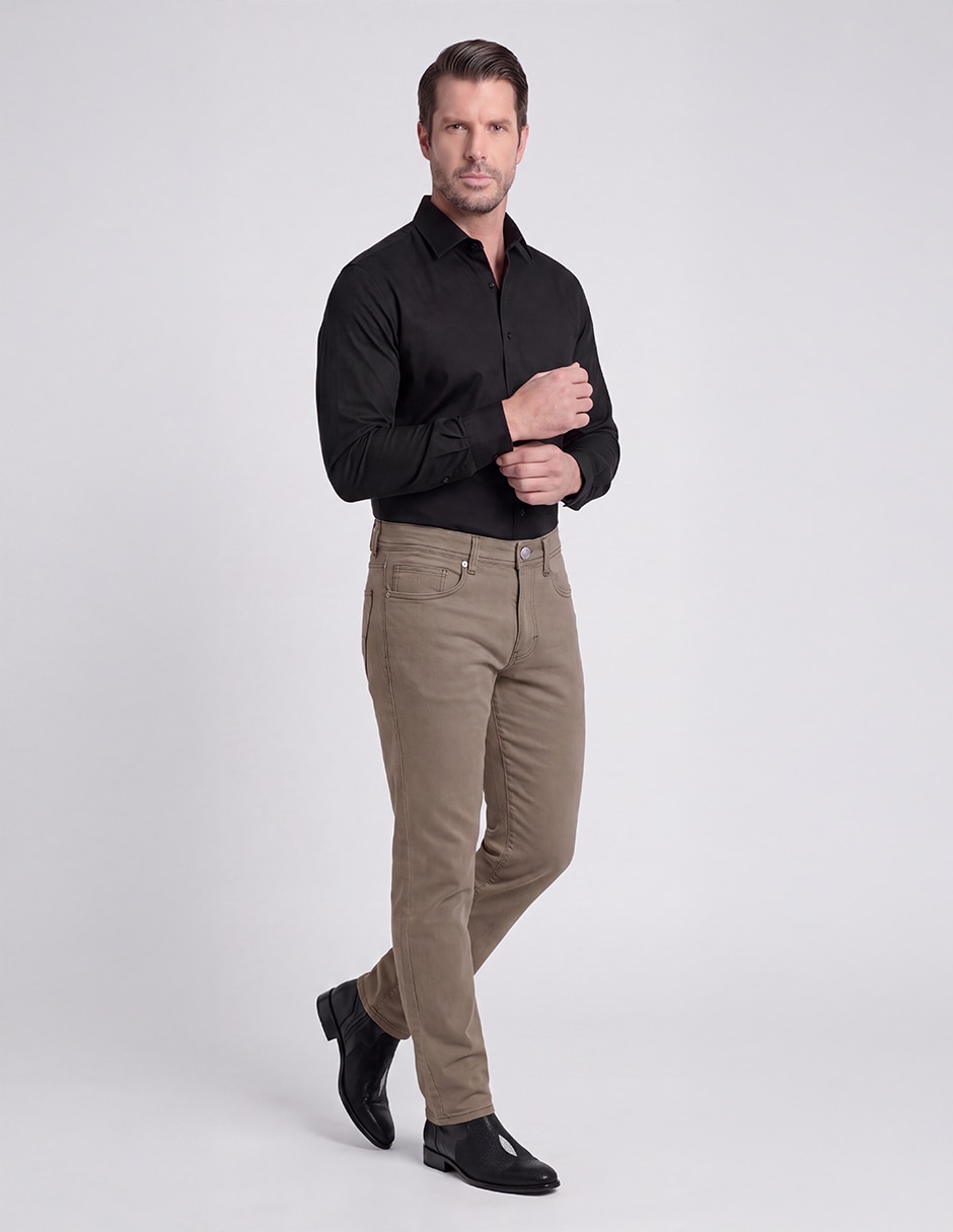 Jeans regular recto para hombre 4