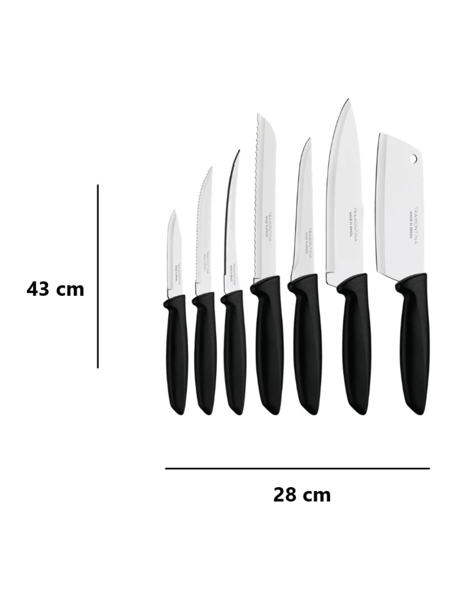 Set de cuchillos 7 piezas 10