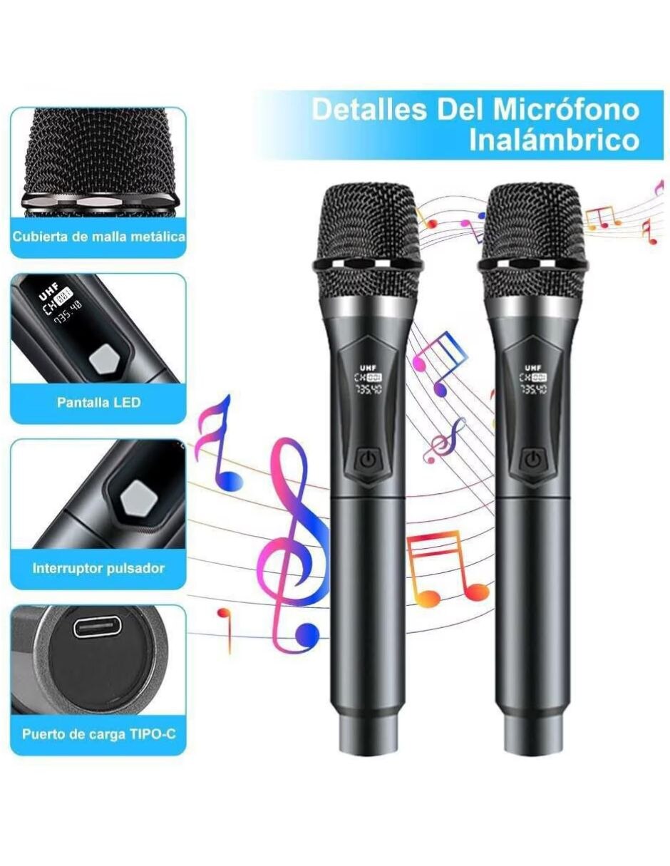 Set micrófono inalámbrica