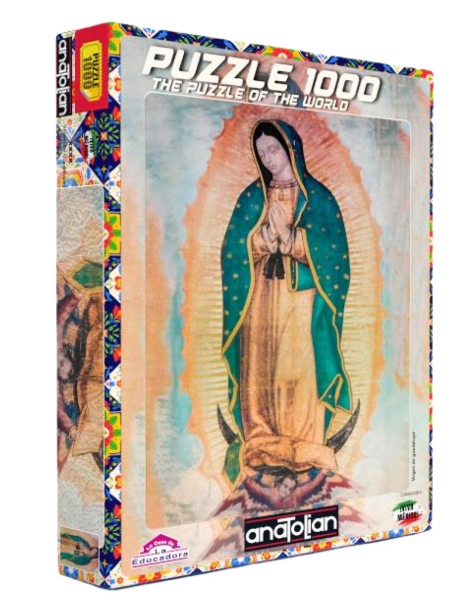 Rompecabezas Viva México: Virgen de Guadalupe 1000 piezas