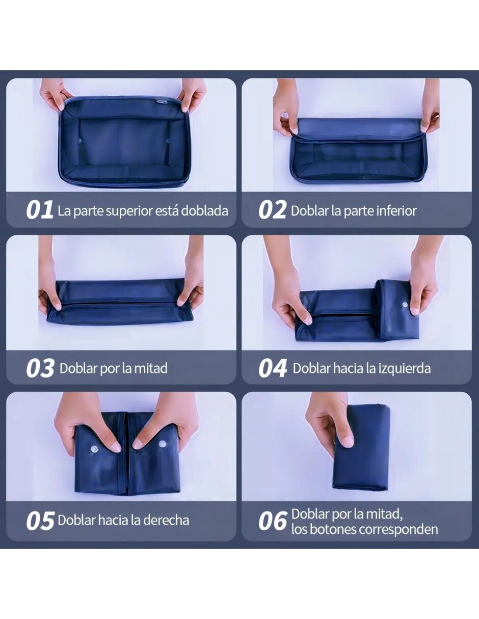 Set bolsa organizadora viaje 5