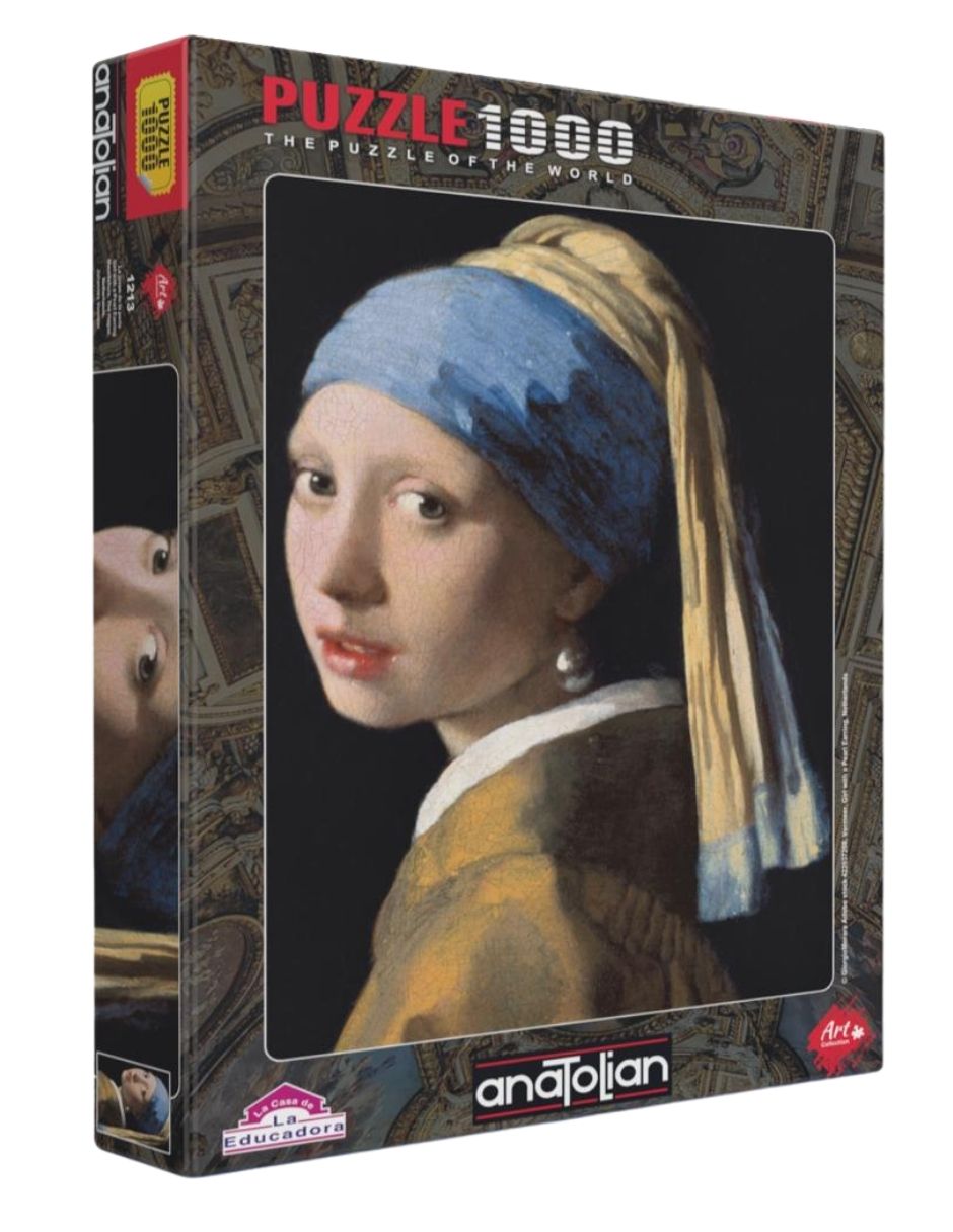 Rompecabezas Johannes Vermeer: La Joven De La Perla 1000 piezas