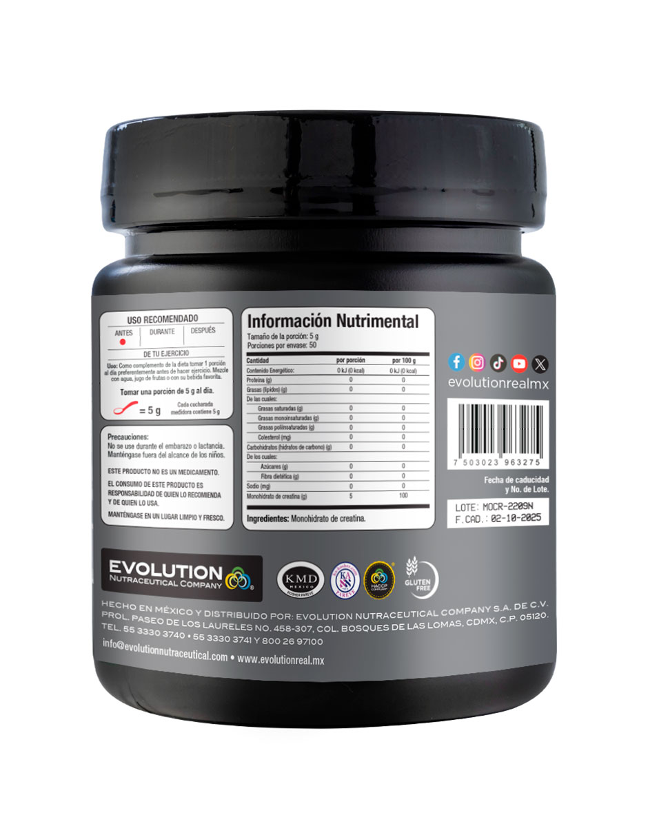 Combo Creatina 250 gr + electrolitos sabor uva 300 gr 4