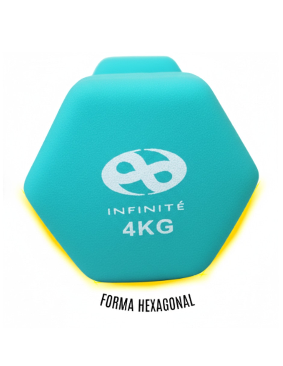 Set mancuernas de peso fijo 4 kg 2 piezas 4