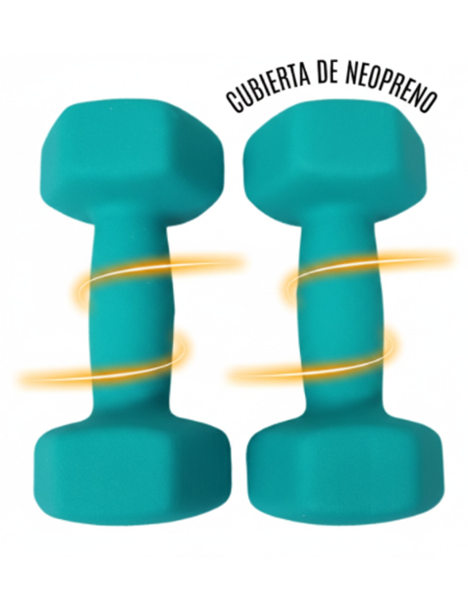 Set mancuernas de peso fijo 4 kg 2 piezas 3