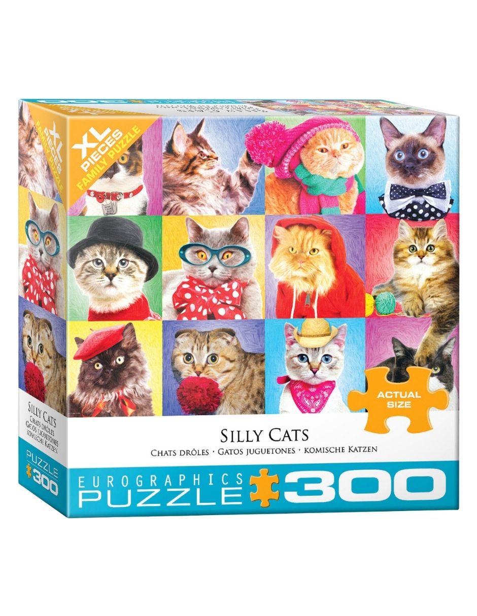 Rompecabezas Retrato de gatos 300 piezas Rompecabezas Retrato de gatos 300 piezas