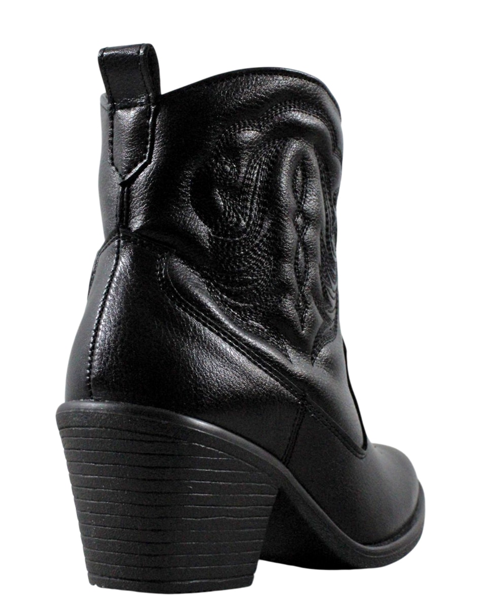 Bota cowboy al tobillo botines vaqueros para mujer 3