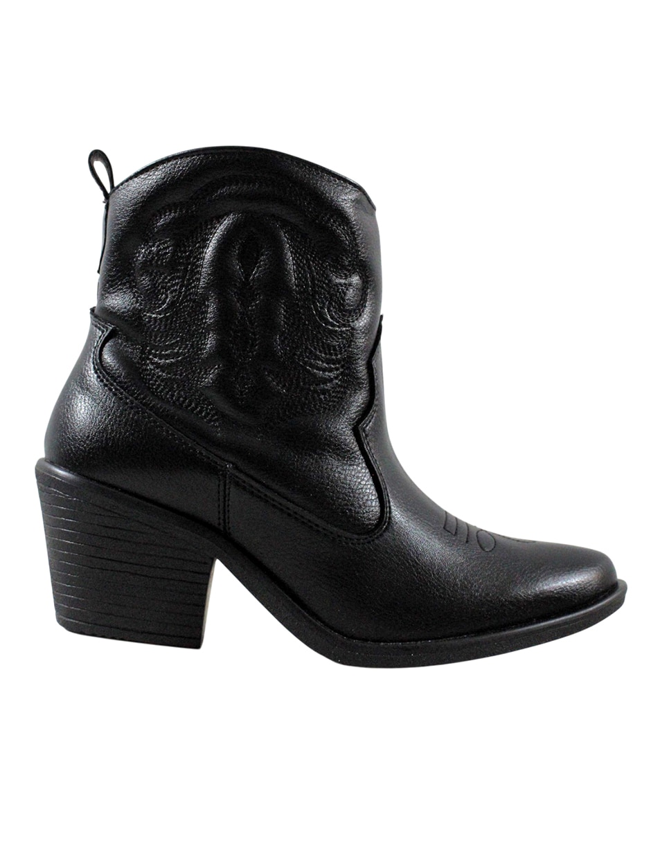 Bota cowboy al tobillo botines vaqueros para mujer 2