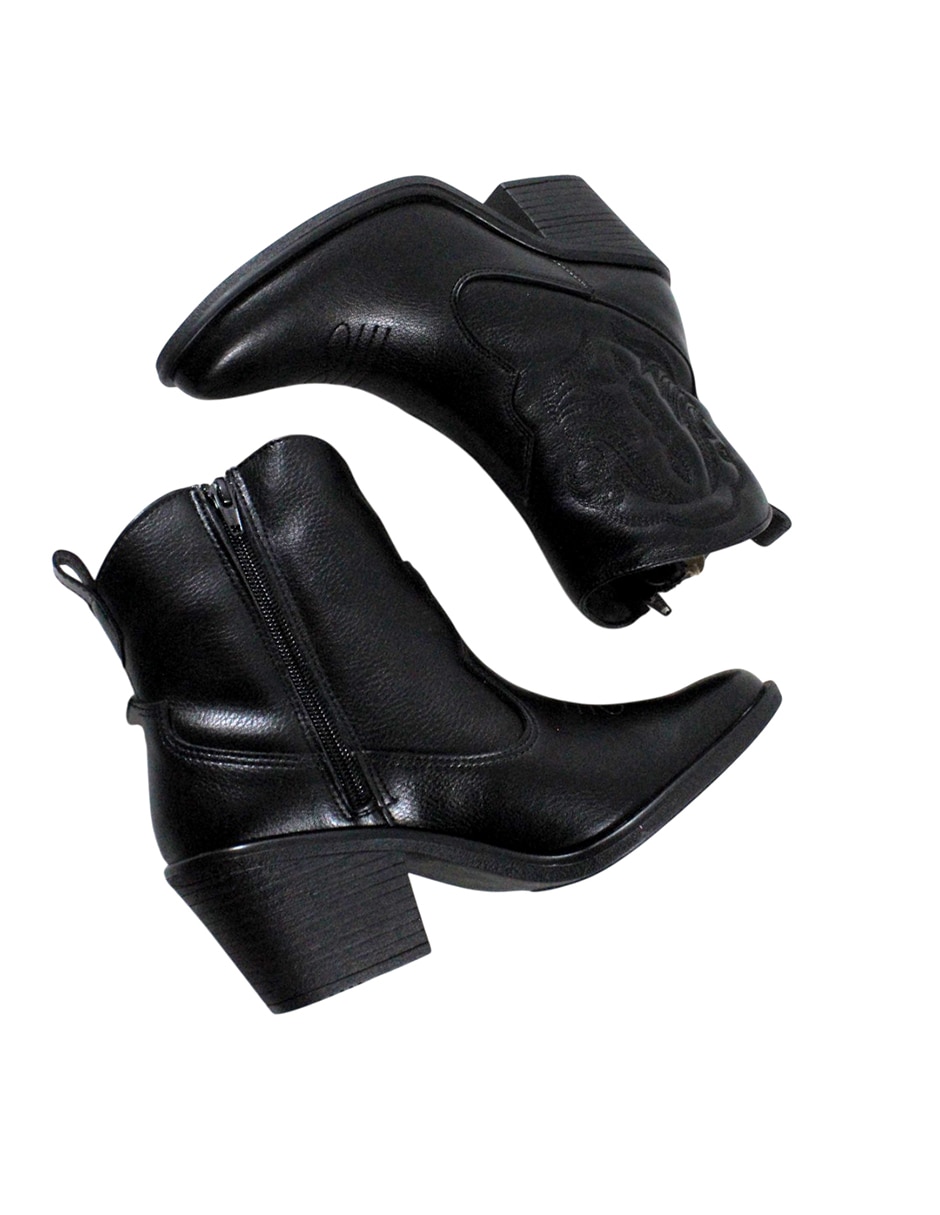 Bota cowboy al tobillo botines vaqueros para mujer 8