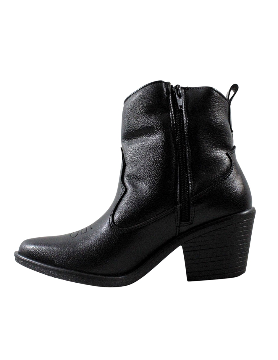 Bota cowboy al tobillo botines vaqueros para mujer 4