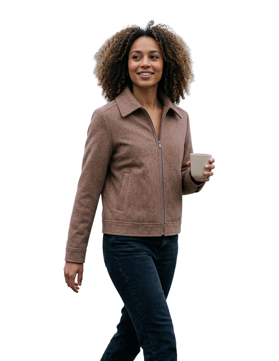 Chamarra casual para mujer 4