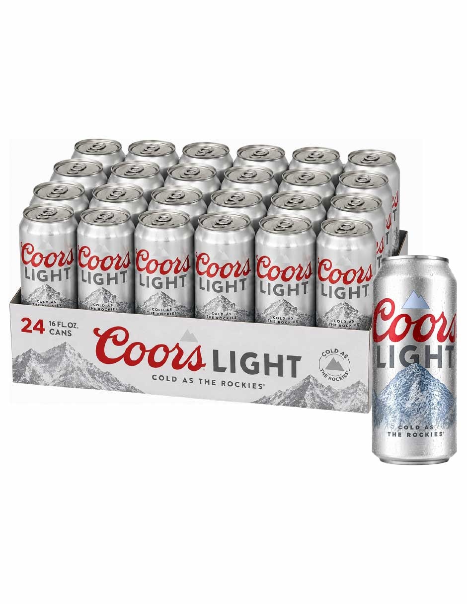 Cerveza clara Coors Light Lager Amargo 473 ml