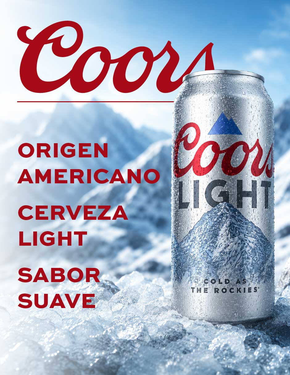 Cerveza clara Coors Light Lager Amargo 473 ml 5