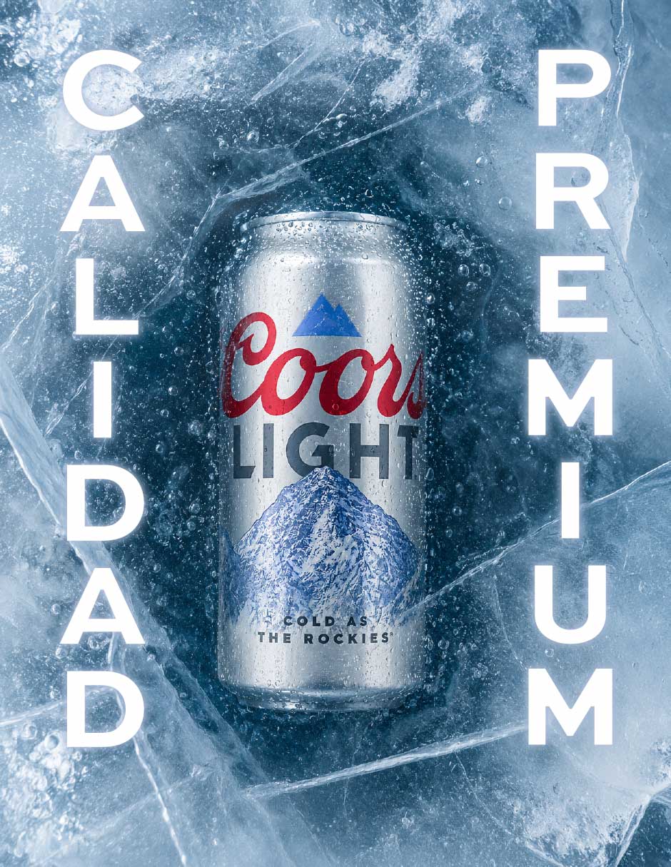 Cerveza clara Coors Light Lager Amargo 473 ml 2