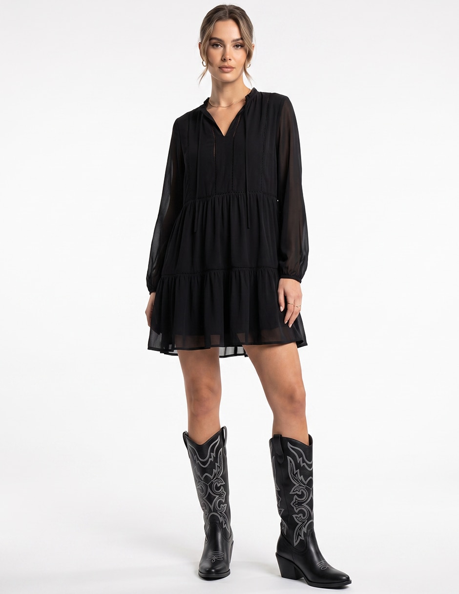 Bota cowboy rodilla western para mujer 4
