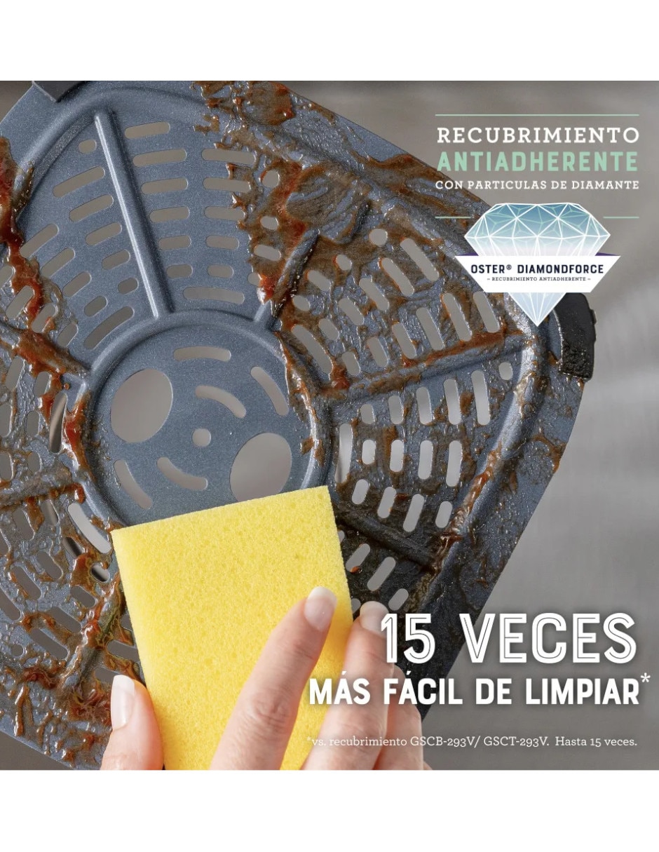 Freidora de aire con compartimento único 7.5 L CKSTAF75DSSD 2