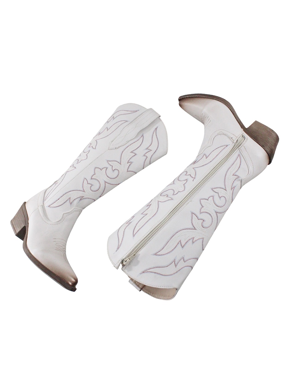 Bota cowboy rodilla western para mujer 9