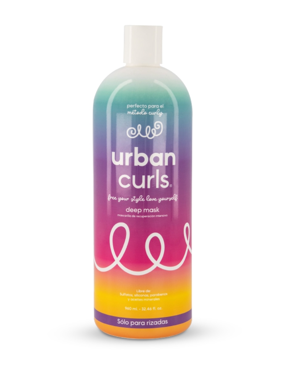 Mascarilla para cabello Deep Mask para hidratar Urban Curls 960 ml Mascarilla para cabello Deep Mask para hidratar Urban Curls 960 ml