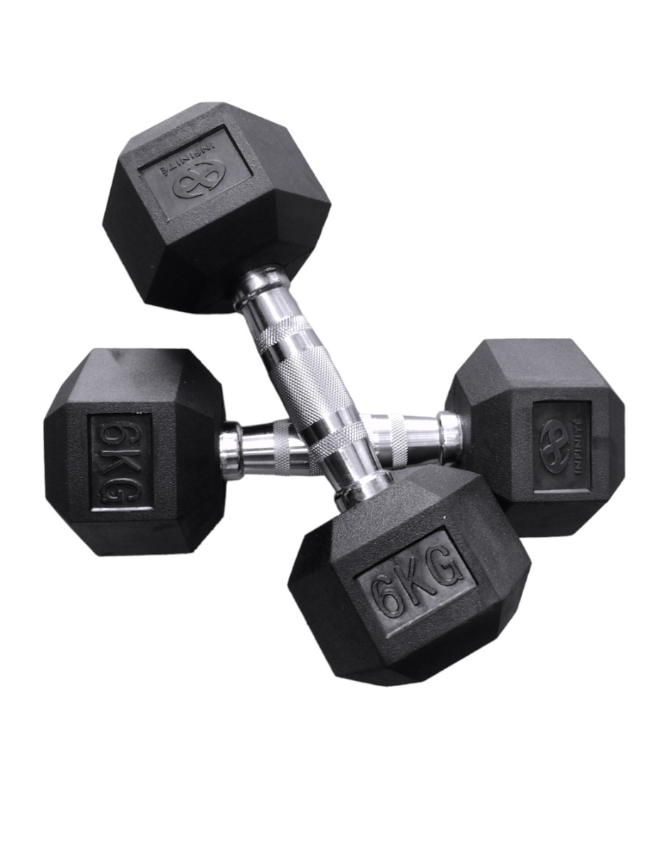 Set mancuernas de peso fijo 6 kg 2 piezas Set mancuernas de peso fijo 6 kg 2 piezas