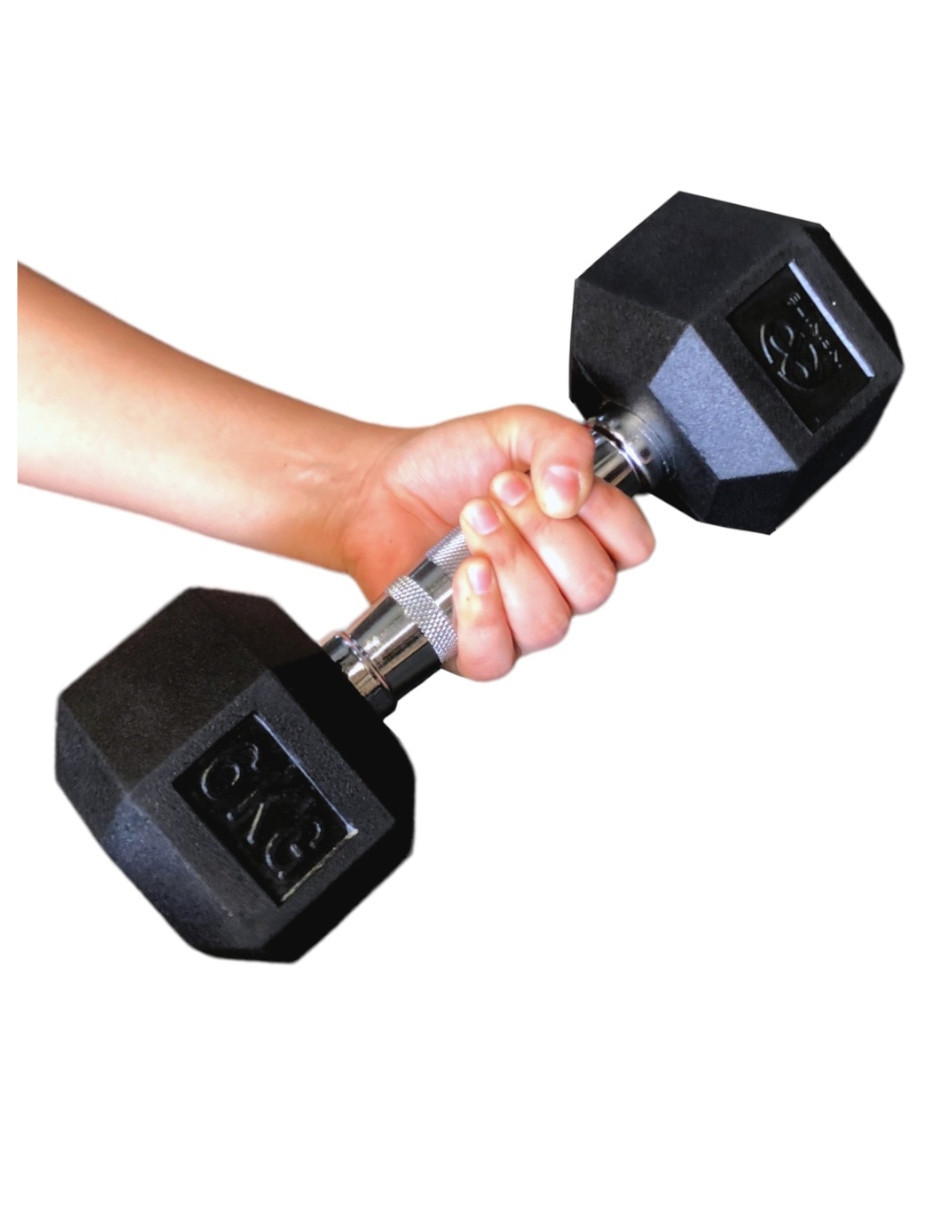 Set mancuernas de peso fijo 6 kg 2 piezas 6