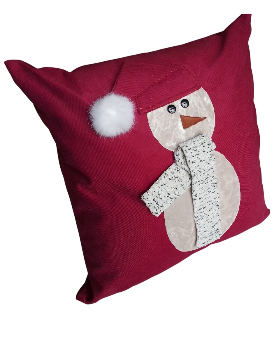 Set de cojín decorativo muñeco de nieve muñeco de nieve 4