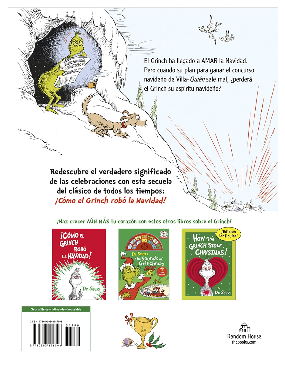Libro ¡Cómo el Grinch se perdió la Navidad! de Dr. Seuss