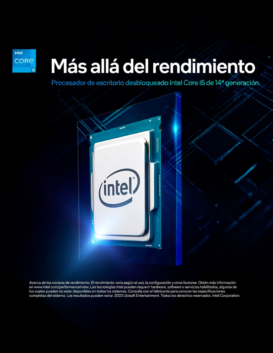 Computadora gamer EDGE YPI-ED44F0C-56T1U Intel Core i5 NVIDIA GeForce RTX 5060 Ti 32 GB RAM 1 TB SSD