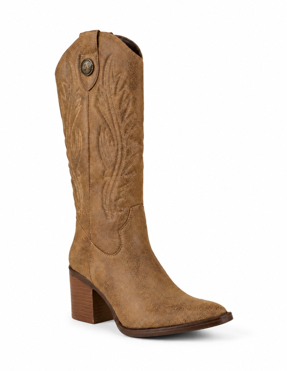Bota cowboy media pierna para mujer Bota cowboy media pierna para mujer