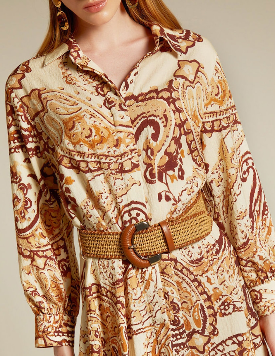 Vestido corto casual egipto travel para mujer 6