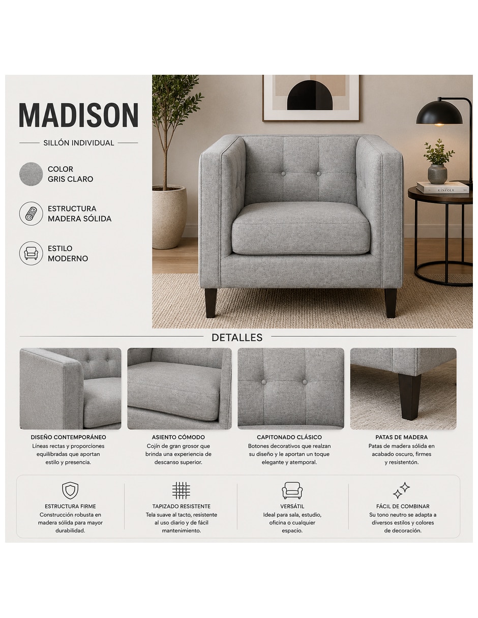 Sillón Madison 6