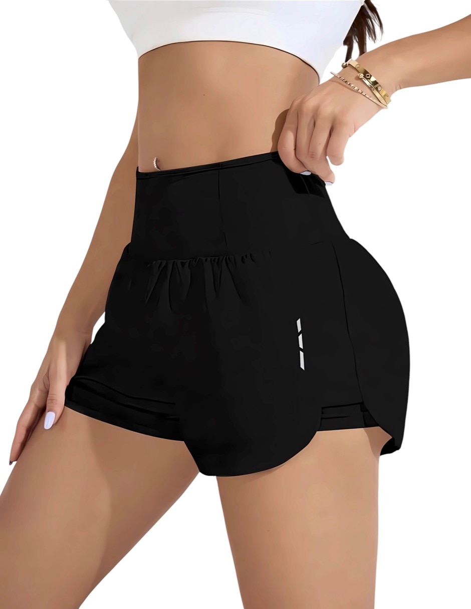 Short bolsa oculta para entrenamiento mujer 4