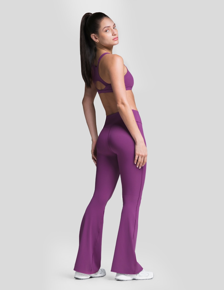Conjunto deportivo slim con elástico para mujer