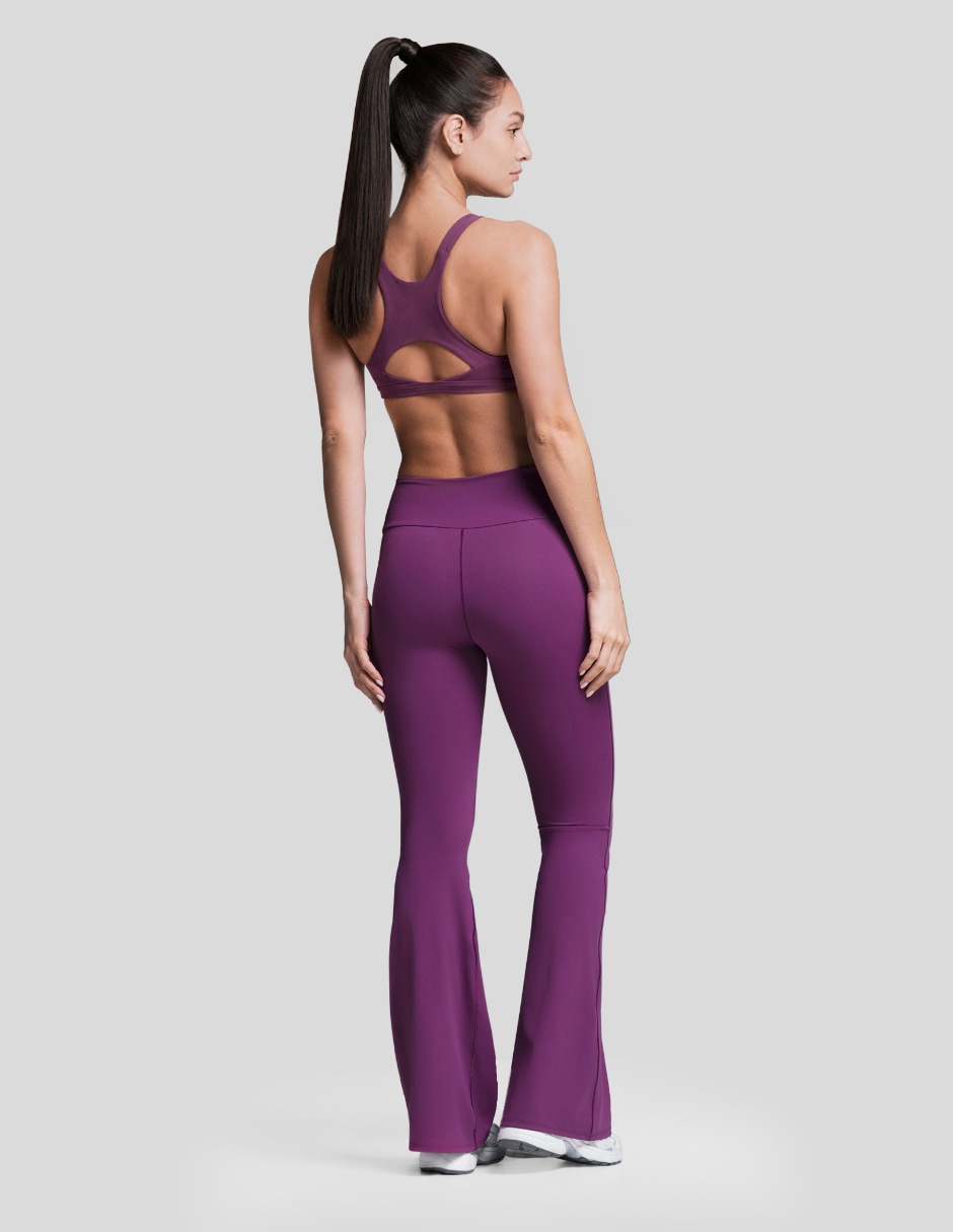 Conjunto deportivo slim con elástico para mujer