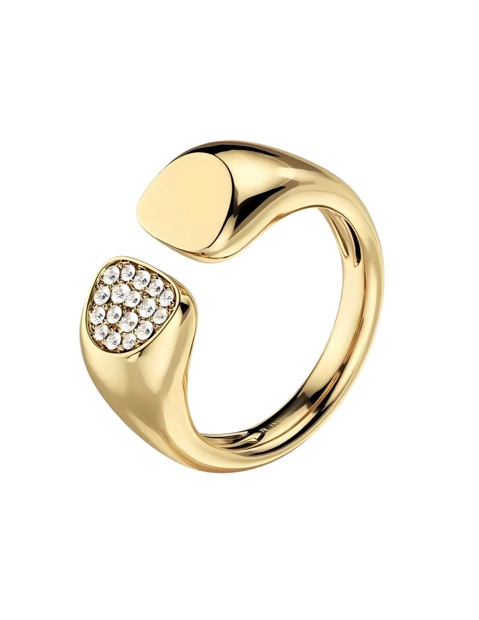Anillo con gema P 925 de plata circonita brillante