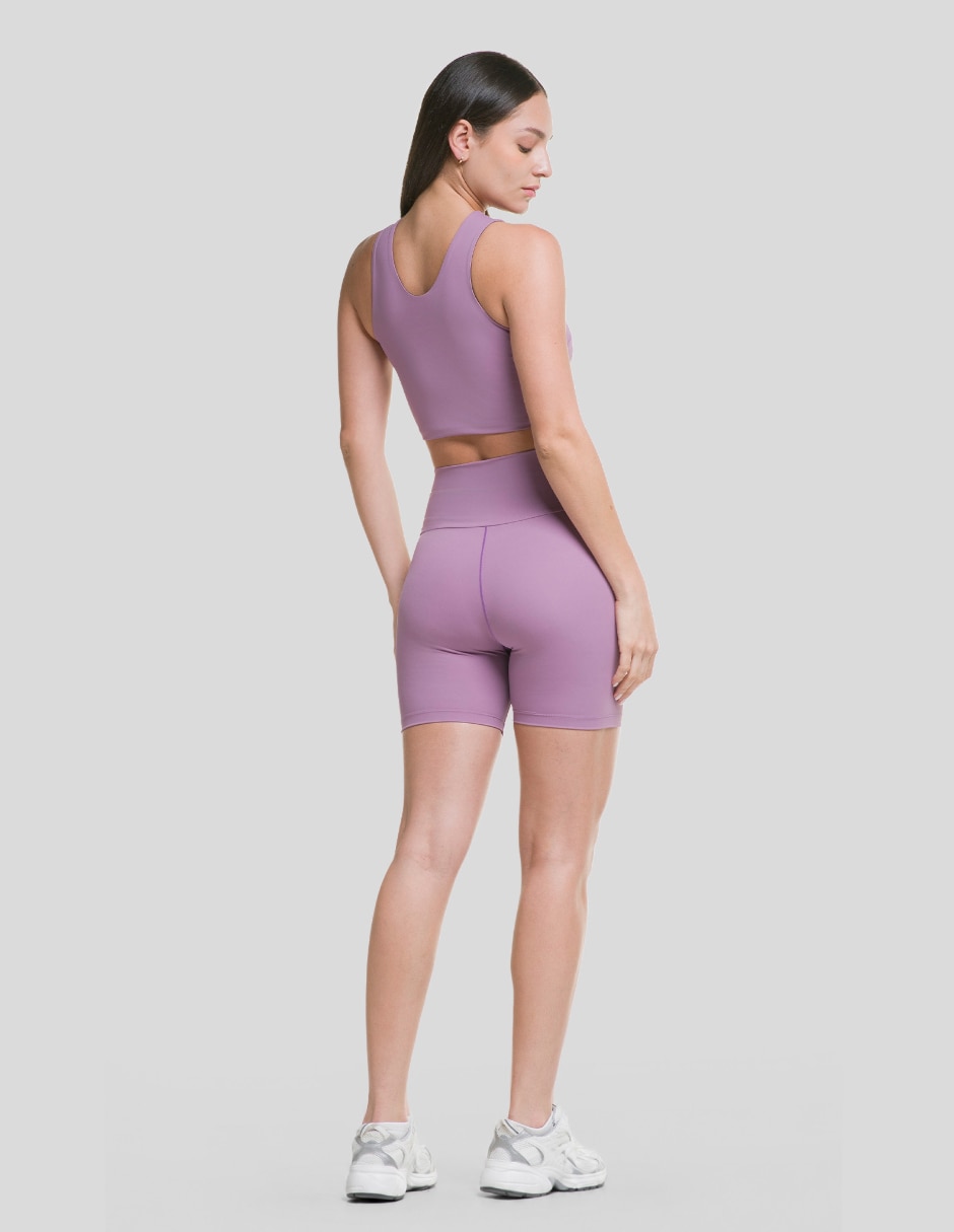 Conjunto deportivo regular con elástico para mujer 5