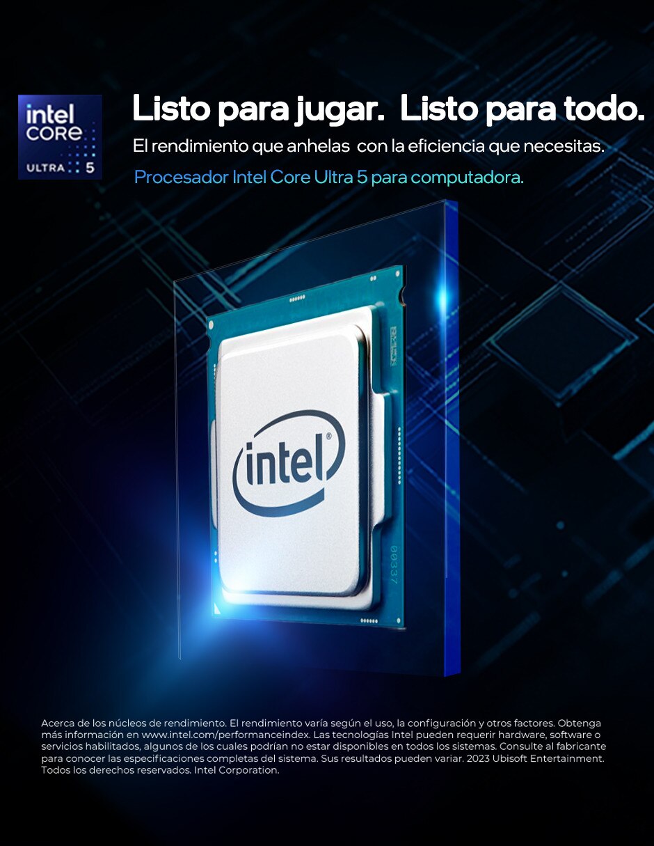 Computadora gamer Vault 225B-1M YPI-VA225B-1M Intel Core Ultra 5 225 Integradas 16 GB RAM 1 TB SSD 11