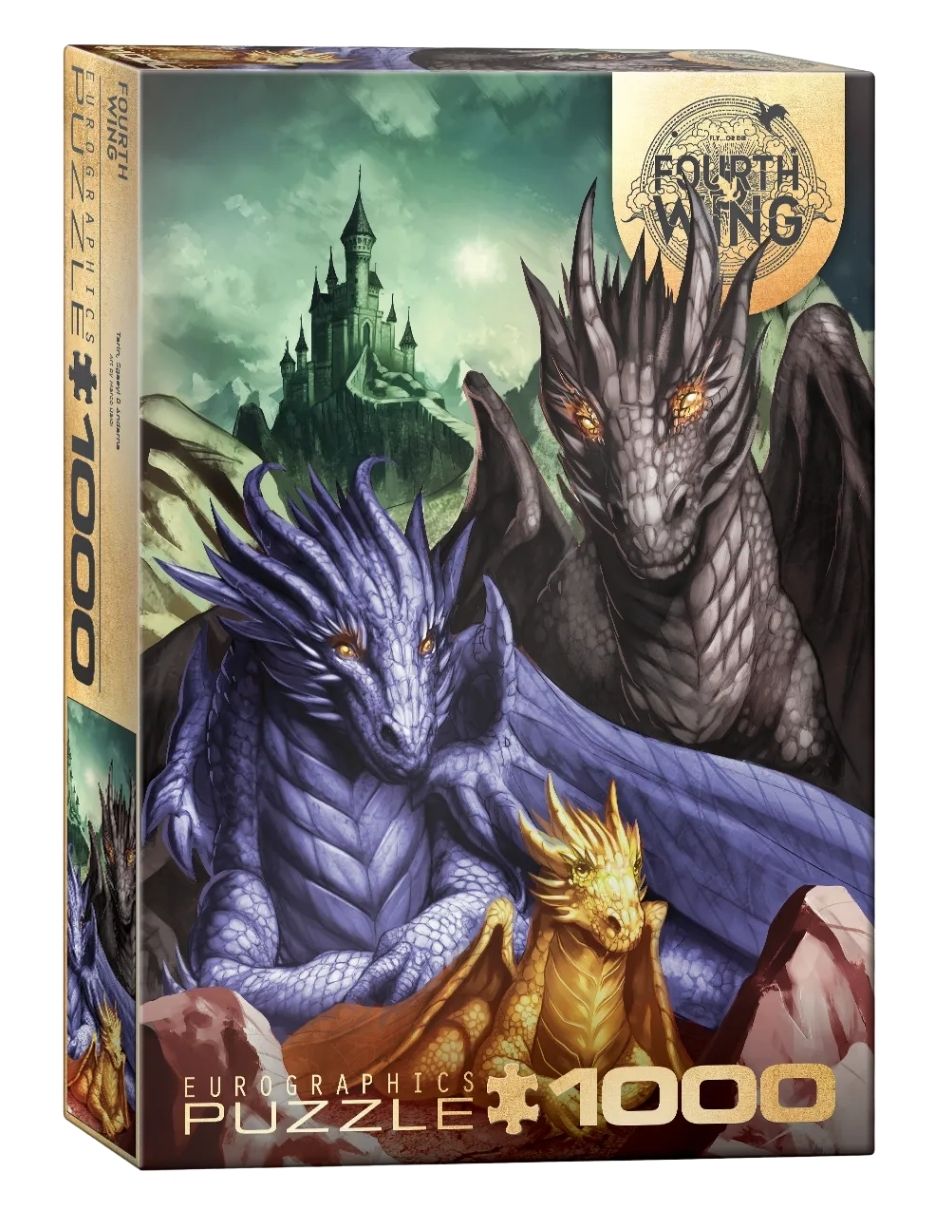 Rompecabezas Dragones Marco Baldi: Tairn Sgaeyl & Andarna 1000 piezas