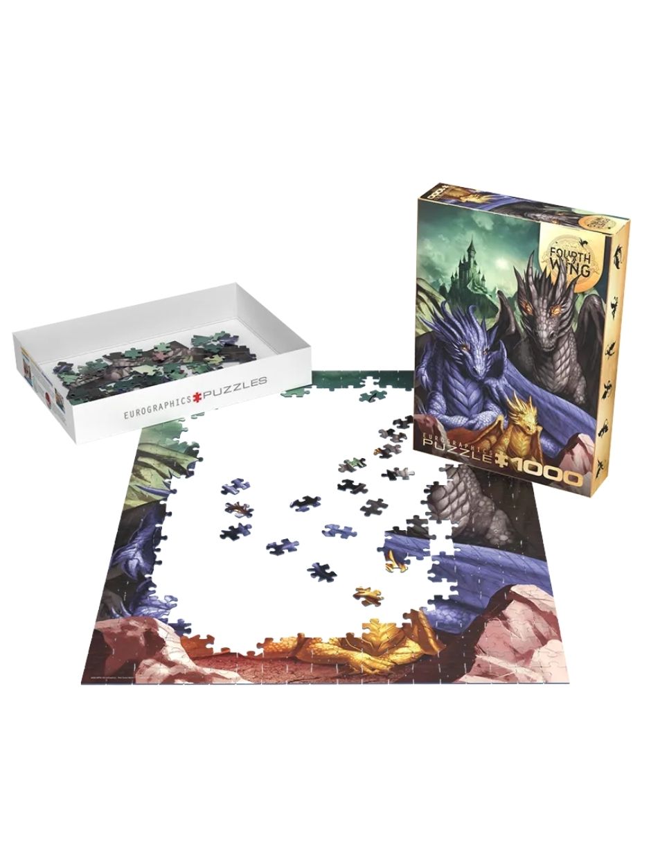 Rompecabezas Dragones Marco Baldi: Tairn Sgaeyl & Andarna 1000 piezas 4