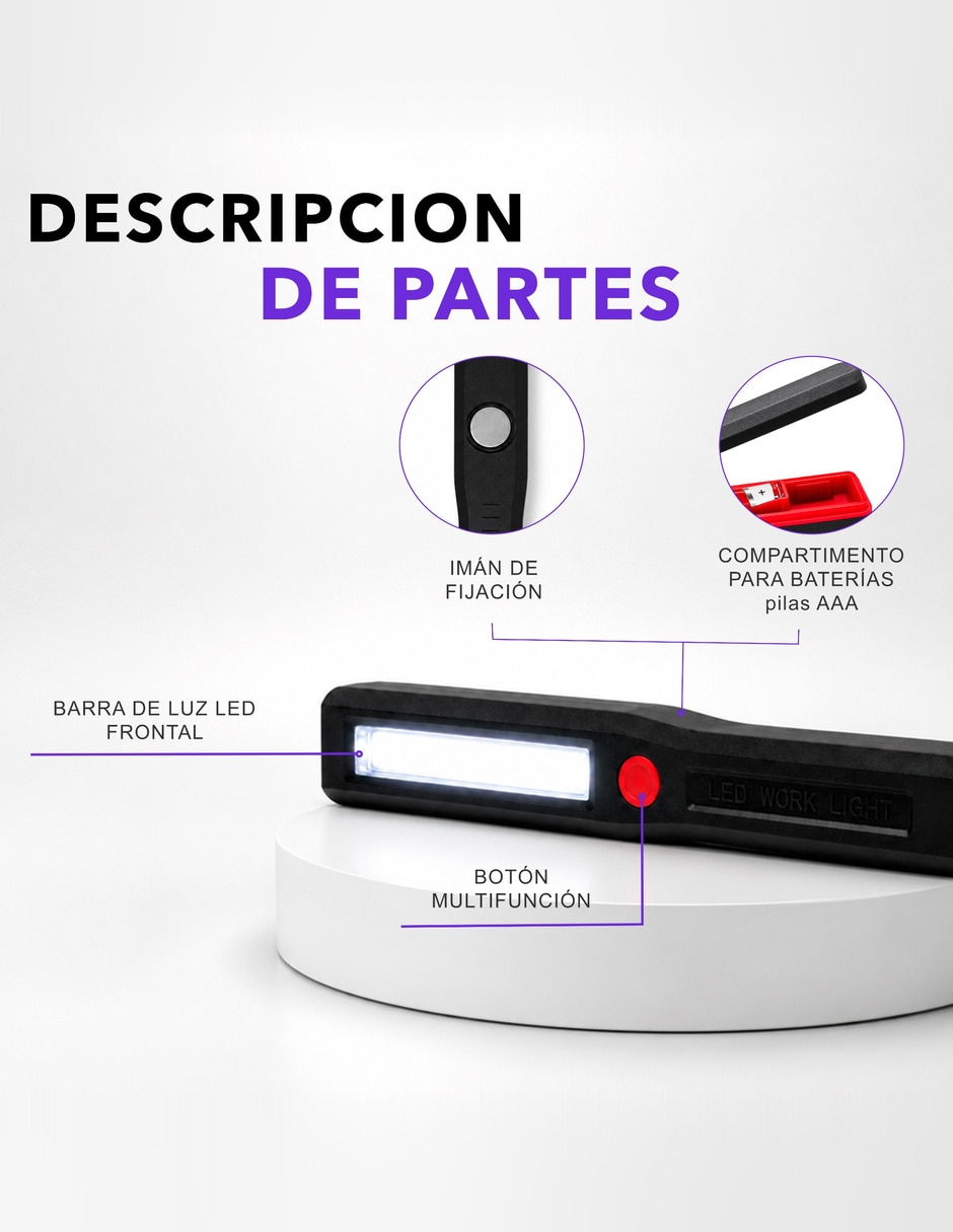 Linterna de mano SX-LB1 8