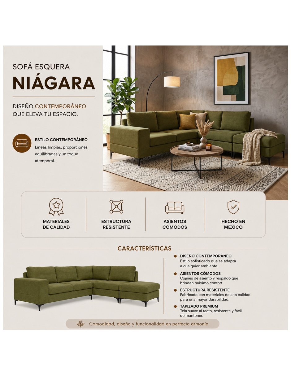 Sala modular derecha Niagara 5