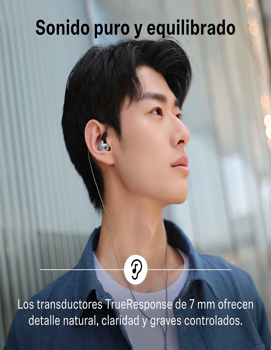 Audífonos In-Ear Ie 200 Silver Edition alámbricos 9