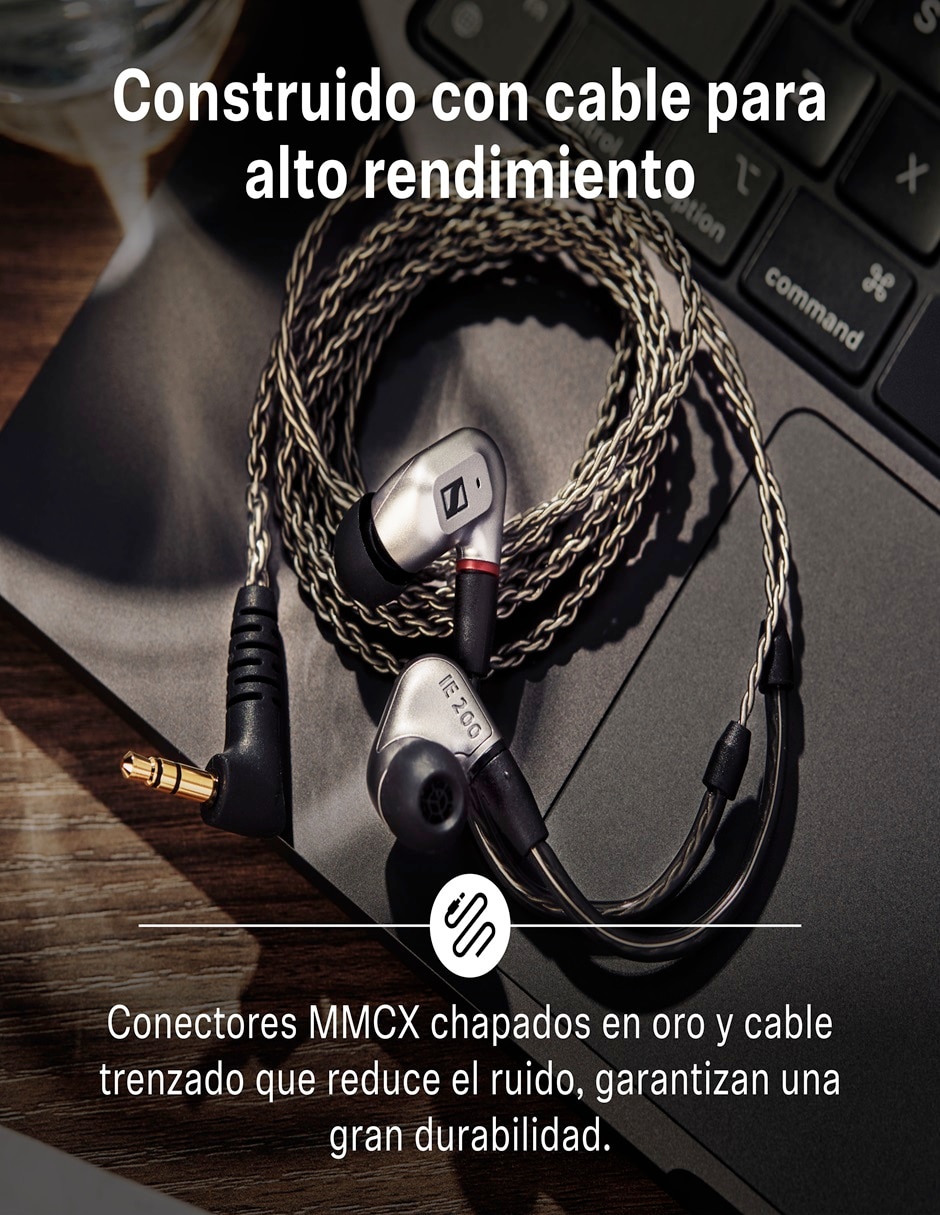 Audífonos In-Ear Ie 200 Silver Edition alámbricos 10