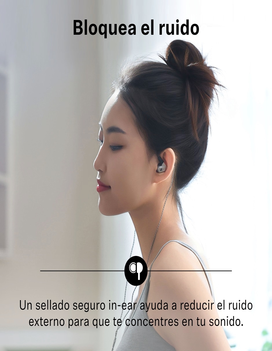 Audífonos In-Ear Ie 200 Silver Edition alámbricos 6