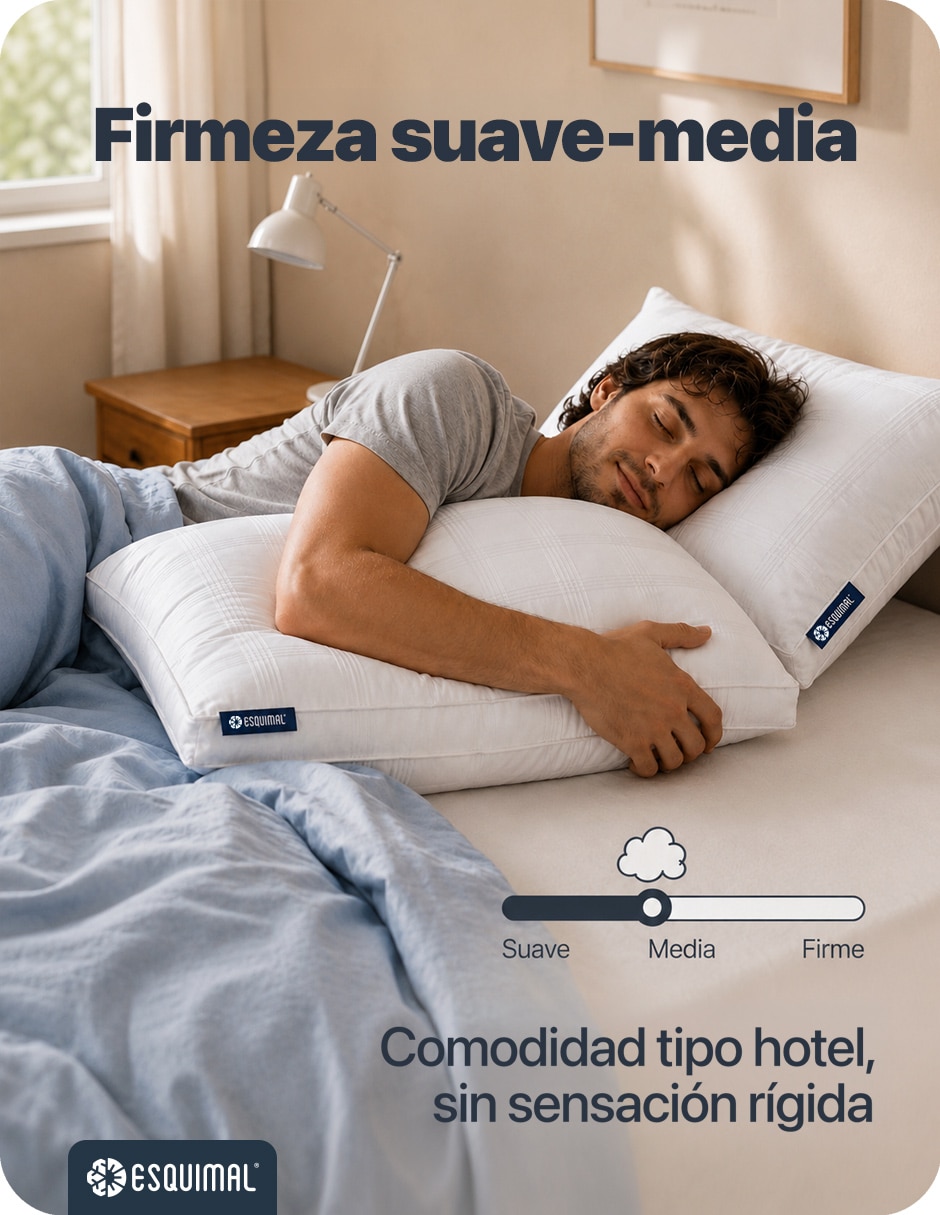 Set de almohada firmeza media 8