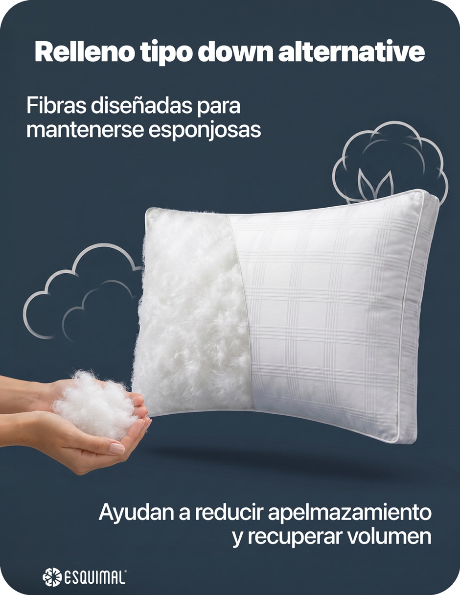 Almohada suavidad y frescura firmeza medio 3