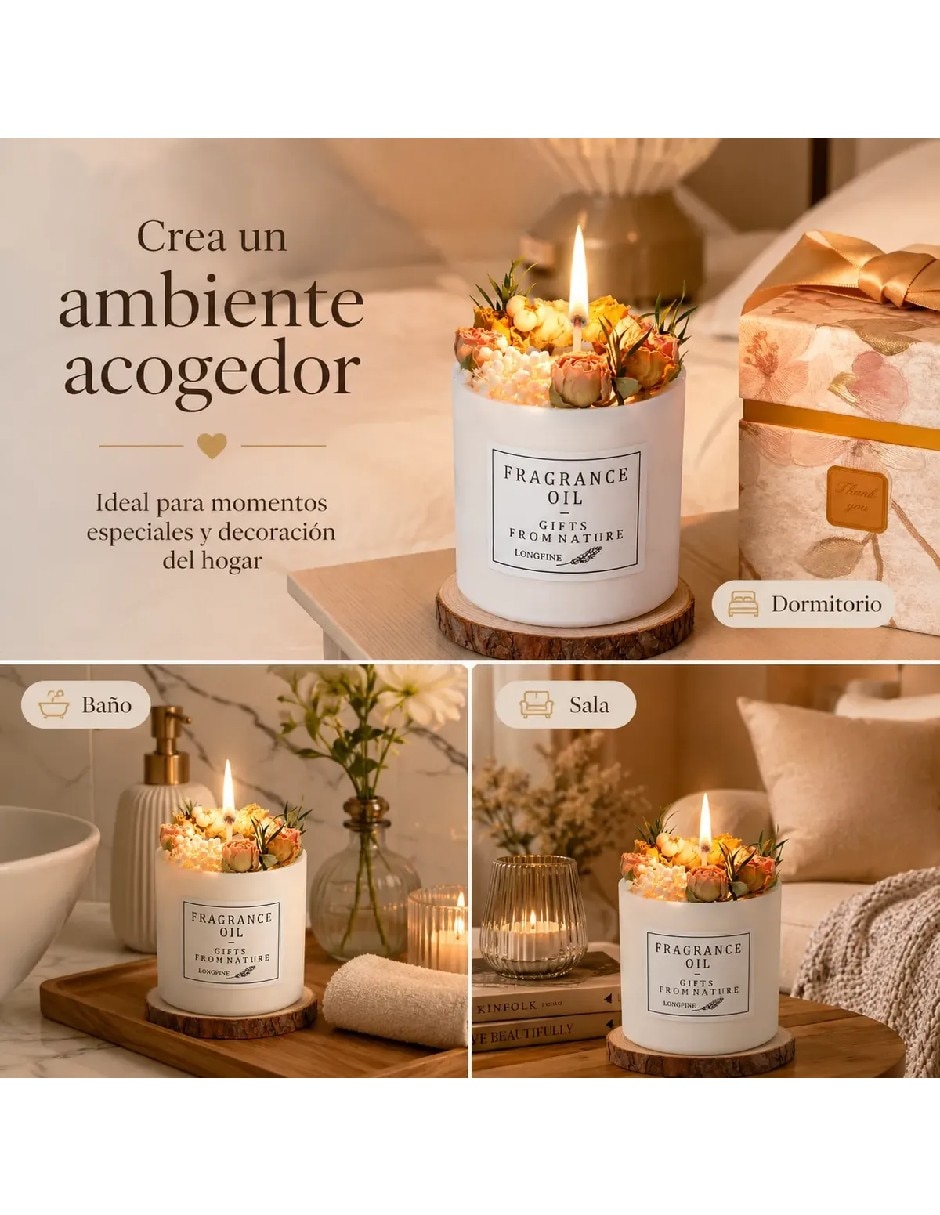 Vela aroma floral 5