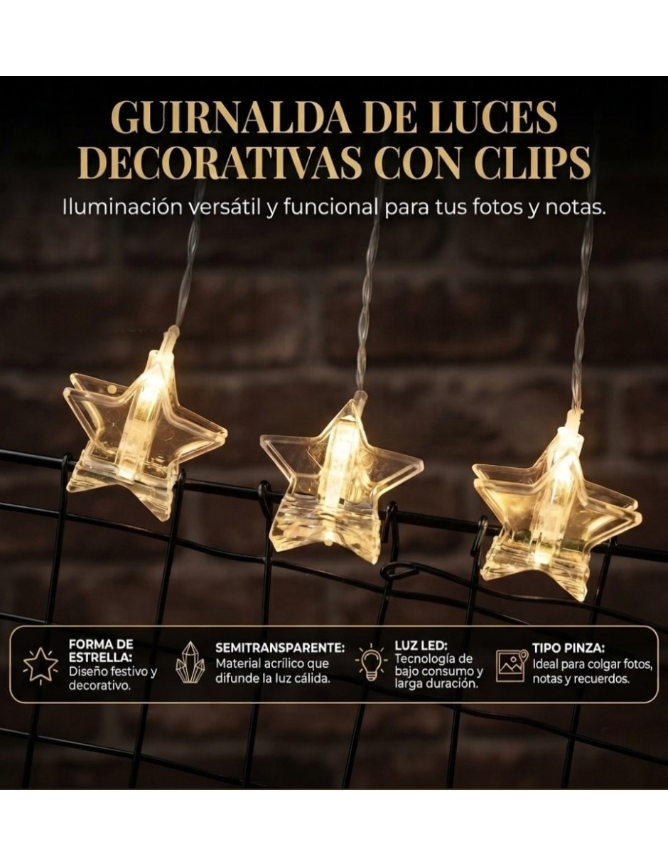 Serie mini led SDD186 con 10 focos 5
