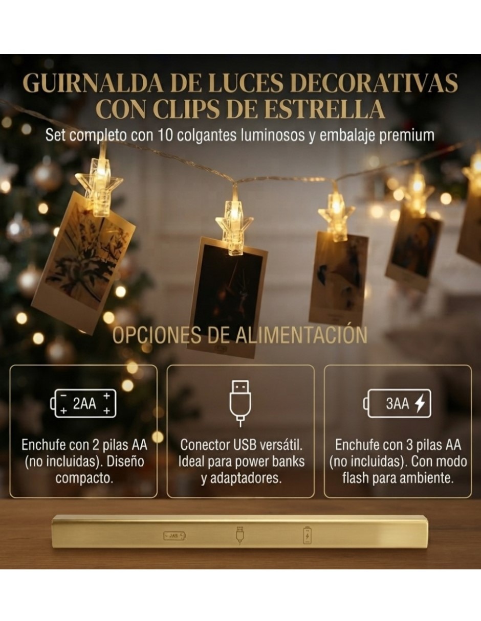 Serie mini led SDD186 con 10 focos 3
