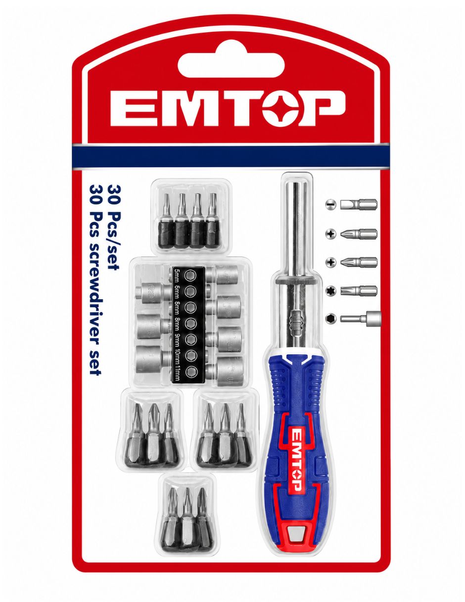 Imagen de producto Desarmador multipuntas EBST03006 30 piezas